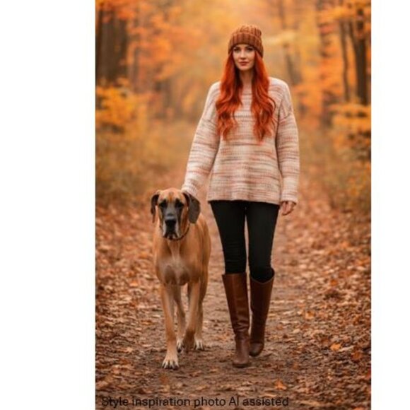 Sweater Weather! THE LOFT - cozy pink knitted pullover sweater - Picture 2 of 11